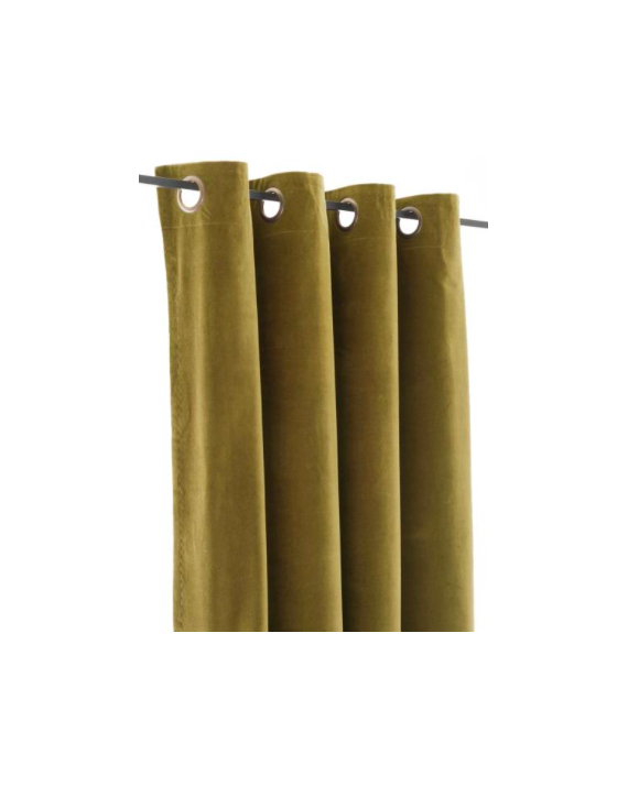 Tissu Velours Vert Épais 150x280 Cm + Chute - Pour Ameublement, Rideaux, Neuf