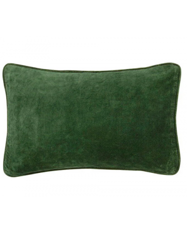 coussin vert velours